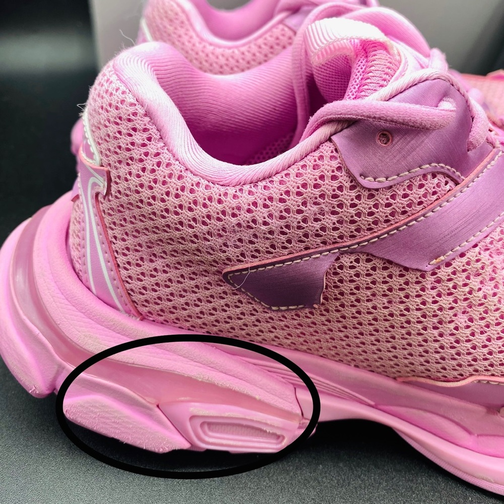 Balenciaga Women’s Track.3 Sneakers SIZE 9 Pink NWB AUTHENTIC - Picture 5 of 13